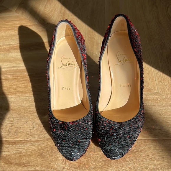 Christian Louboutin Sequin Pumps - Picture 4 of 4